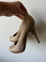 Goldene Glitzer High Heels Pumps 37 Rheinland-Pfalz - Hohenleimbach Vorschau