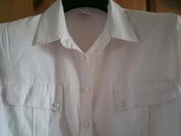 Vintage 90 Jahre Bluse Gr.40 weiß C&A Viskose/Polyestermix Brandenburg - Neuenhagen Vorschau