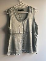Hallhuber Shirt Top Damen Gr. XL 44 Silber grau Brandenburg - Königs Wusterhausen Vorschau