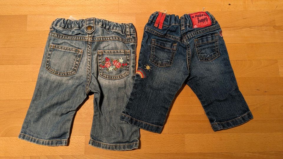 2x Jeans Hosen Gr.68 in Schechen