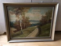 Ölbild Ölgemälde Landschaftsbild Bild Gemälde Antik Niedersachsen - Zeven Vorschau