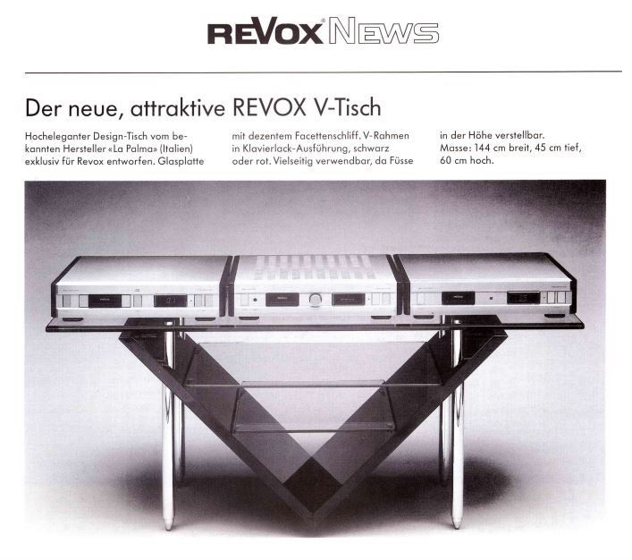 REVOX V-Tisch // Retro -Hifi in Billigheim-Ingenheim