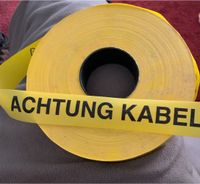 Rolle ACHTUNG KABEL Warnband 40 mm, gelb Hessen - Bad Arolsen Vorschau