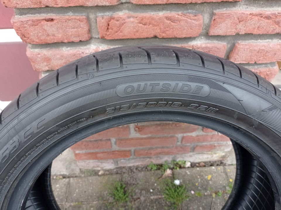 215/50 R18 92W - 4 Reifen - Falken AZENIS FK453CC, 300 KM in Oberhausen