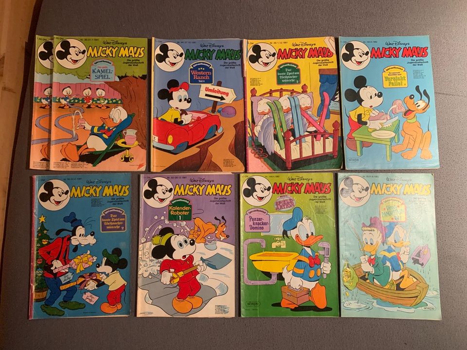 Comics (1976-2006): Donald Duck, Micky Maus, MAD….. in Herne