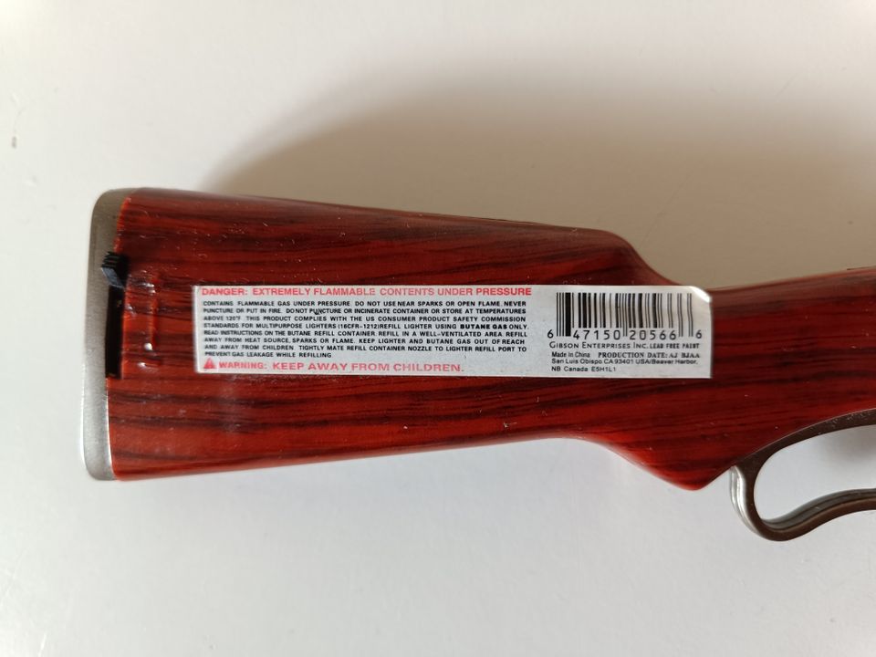 Gibson Feuerzeug Gewehrform Neu Sammlerstück Limitiert aus USA in Gießen