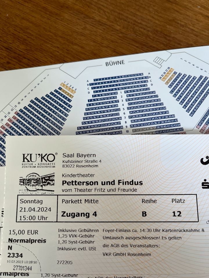 Kindertheater Petterson und Findus Kuko am 21.04.24 in Rosenheim