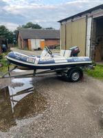 Festrumpfschlauchboot mit Yamaha 25 ps und Trailer Schleswig-Holstein - Handewitt Vorschau