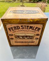 Ferd. Stemler, Zwiebackfabrik, uralte Blechdose von ca. 1900 Nordrhein-Westfalen - Steinheim Vorschau