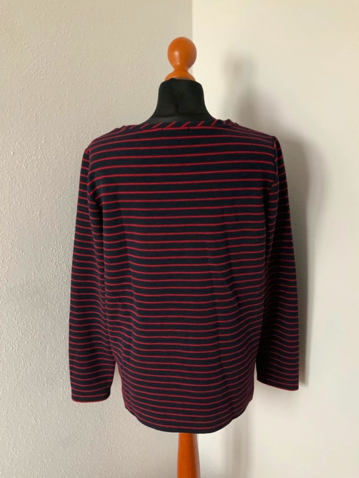 Cecil Langarmshirt Streifenshirt Shirt langarm blau rot Größe M/L in Ingolstadt