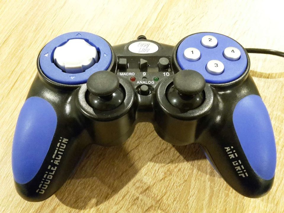 4x Gamecontroller/Pad USB EasyLine AirGrip Vibration in Lauchringen