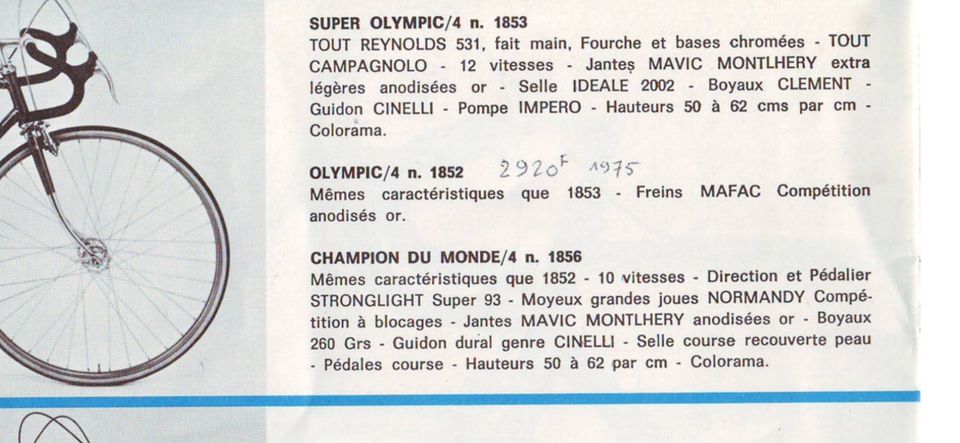 Gitane Super Olympic Rh 60 Campagnolo in Troisdorf
