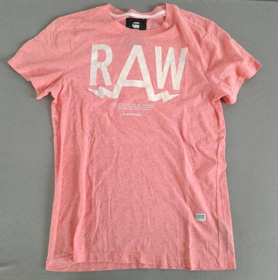 G-Star RAW Herren T-Shirt Gr.M lachs in Güglingen