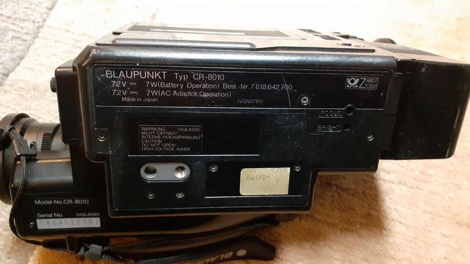 Camcorder Blaupunkt CR-8010 defekt in Ergolding