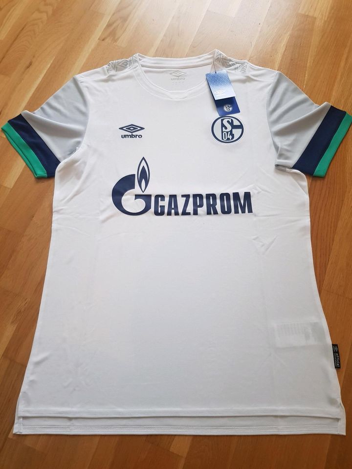 UMBRO Schalke 04 Away Trikot 2019/2020 Gr. M Herren weiß in Berlin