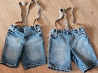 2x neue Shorts kurze Hosen Hosenträger Gr.92 H&M Zwillinge Bayern - Margetshöchheim Vorschau