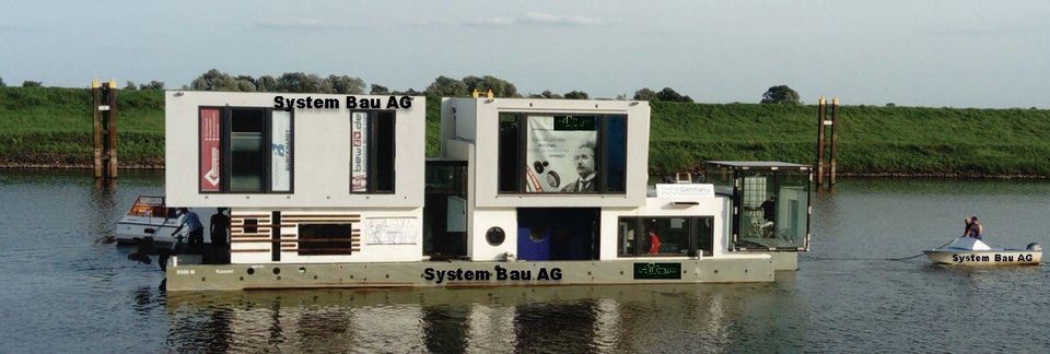 Hausboot Floating Houseboat in Köln