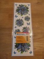 Karin Jittenmeier 10 Stickerbogen Blaue Blumen,  Neu Nordrhein-Westfalen - Grevenbroich Vorschau