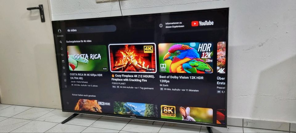 Smart TV 65 Zoll 4K UHD YouTube WLAN Netflix Top Zustand in Duisburg