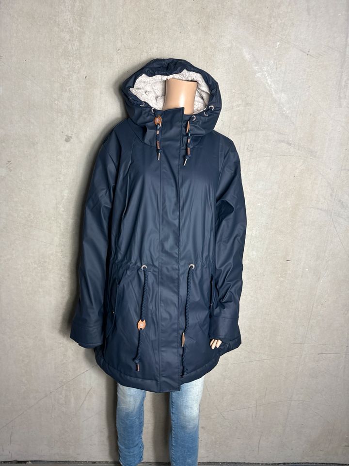 Ragwear vegan Regenmantel parka navy neu Gr 48 in Erlabrunn