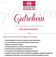 A&O Hotel Gutscheine Dortmund, Frankfurt, Aachen(2Nächte/ 2Pers.) Niedersachsen - Deutsch Evern Vorschau