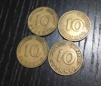 10 Pfennig Münzen Deutschland 1950 G F J D Nordrhein-Westfalen - Niederkrüchten Vorschau