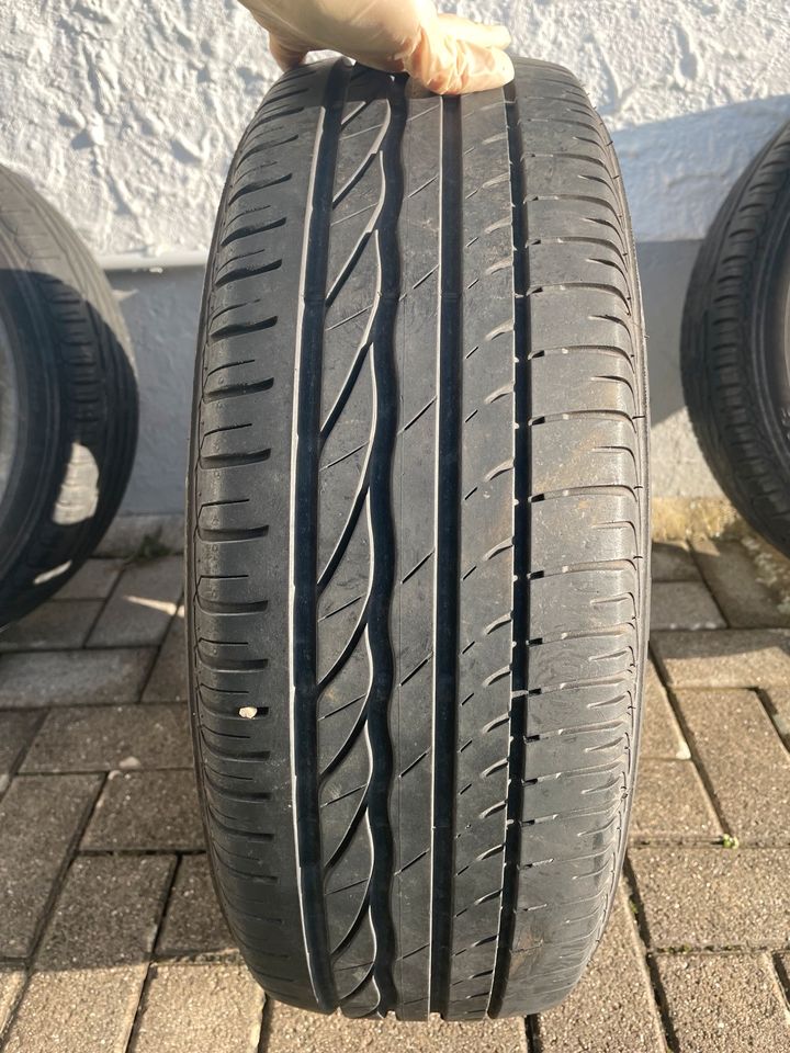 195/65 R15 Golf/Bora Alufelgen mit Bridgestone Sommerreifen in Michelstadt