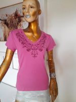 T-Shirt Shirt Top Ornamentendruck rosa Gr. M Cecilia Classics Sachsen - Rathmannsdorf Vorschau