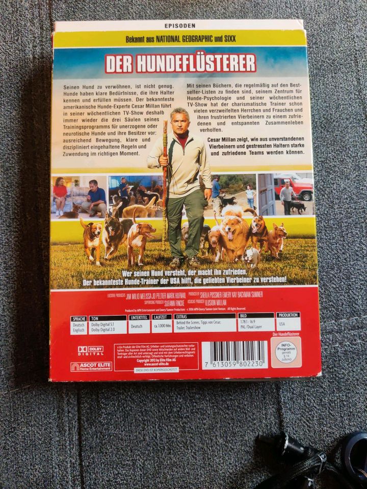 DVD's Cesar Millan,Staffel 1 von  "Der Hundeflüsterer" (6DVD's) in Schildow