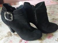 Damen Stiefeletten schwarz 37  echt Leder Bayern - Osterhofen Vorschau