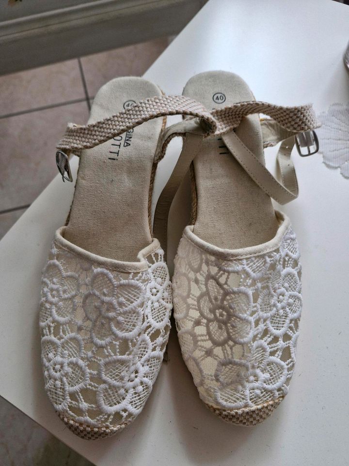 NEU Gina Benotti Schuhe Größe 40, weiß/creme in Heilbronn