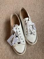 Weiße Caprice Sneaker Echt Leder Größe 38,5 Nordrhein-Westfalen - Steinfurt Vorschau
