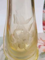 Original Böhmisches Glas// Vase/ Schale Rose/ gelb Brandenburg - Blankenfelde-Mahlow Vorschau