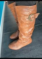 Anna Field Stiefel, Kunstleder, braun, glänzend, 39 Bayern - Füssen Vorschau
