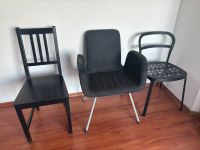 3 schwarze Ikea Stühle gut erhalten Esszimmer Mitte - Wedding Vorschau