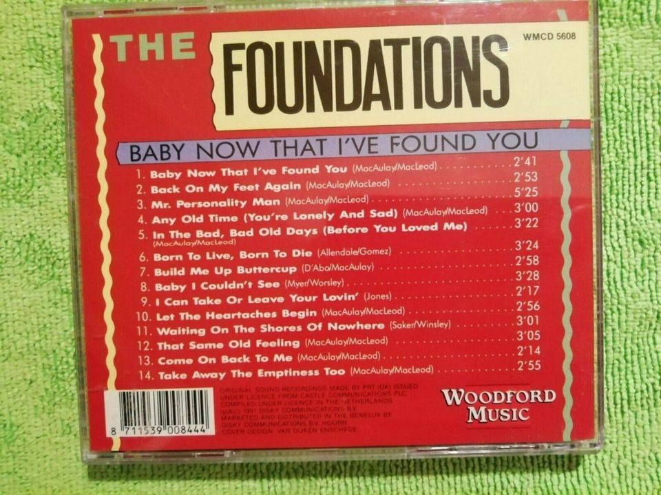 CD  "  The Foundations  "  Baby Now That I've Found You in Buggingen