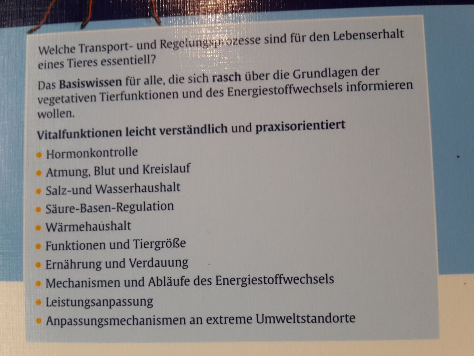 ⭐⭐⭐ Physiologie der Tiere ⭐⭐⭐ in Neresheim