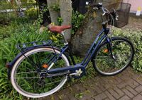 BTWIN Damen Cityrad Fahrrad Narbenschaltung dunkelblau braun Brandenburg - Petershagen Vorschau