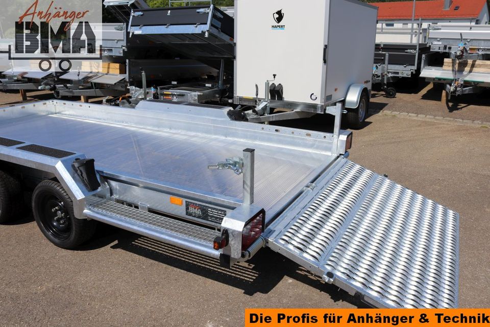 Hapert PKW-Anhänger Maschinentransporter 3500kg 405x179 ALUBODEN in Mühlhausen im Täle