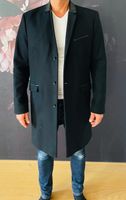 DesignerHerren Mantel Schwarz.Wolle/Kaschmir/Leder.NEUwertig.Gr50 Düsseldorf - Grafenberg Vorschau