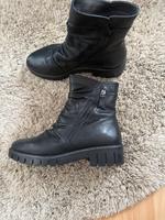 Tamaris Stiefeletten, Stiefel. Leder. Gr.38. Wie Neu.. Bayern - Augsburg Vorschau