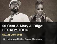 ZweiSitz Tickets für Konzert in Hannover am 28.06.25 50Cent & Ma. Nordrhein-Westfalen - Paderborn Vorschau