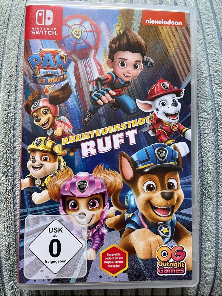 Paw Patrol Spiel für Switch „Abenteuerstadt ruft“ in Halle