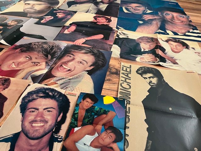 George Michael / Wham - a fan´s super poster collection in Berlin