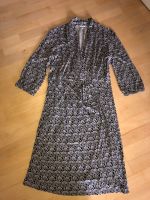 Noa Noa Jersey Kleid L 38 40, schwarz beige taupe Wickel Optik Nordrhein-Westfalen - Gütersloh Vorschau