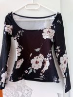 Damen Langarmshirt Blumen Gr. XS 34 Niedersachsen - Walsrode Vorschau