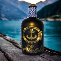 Ahoi Dekoflasche maritim Anker Flaschenlicht LED Flasche Nordrhein-Westfalen - Oelde Vorschau