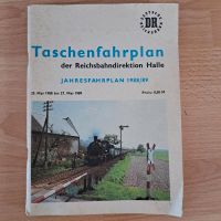 DR - Taschenfahrplan Rbd Halle/Saale 1988/1989 Leipzig - Eutritzsch Vorschau