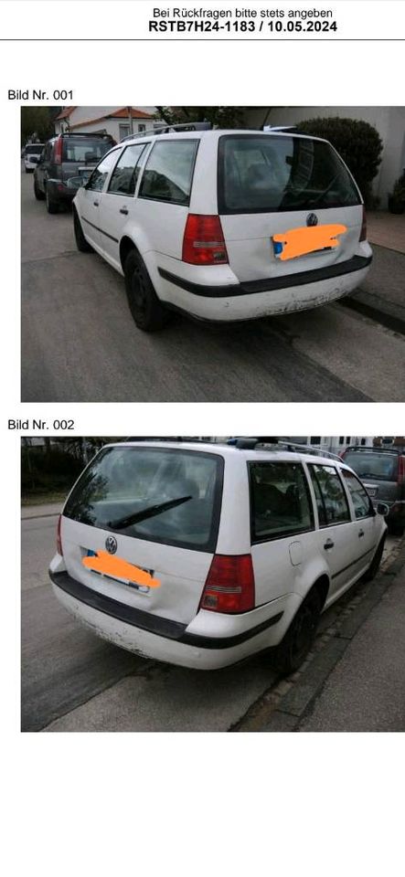 Golf4variant 1.6 automatic (Unfall Auto ) in Tuttlingen