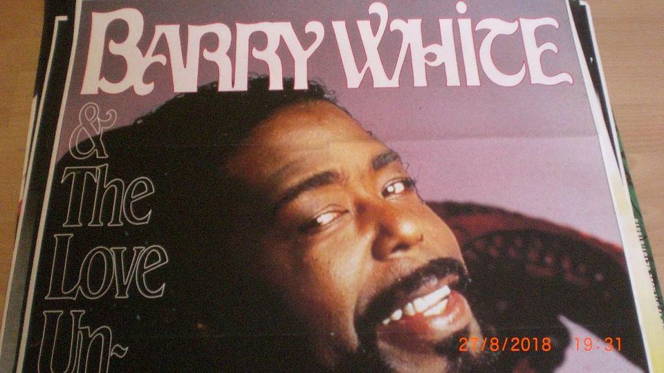 BARRY WHITE -1988 Konzertplakat Tourplakat Poster Promo in Hemer